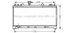 Радіатор, охолодження двигуна AVA QUALITY COOLING AVA COOLING MZ2226 (фото 1)