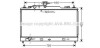 Радиатор, охлаждение двигателя AVA COOLING MZ2227 (фото 1)