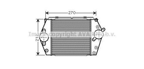 Интеркулер AVA COOLING MZ4188