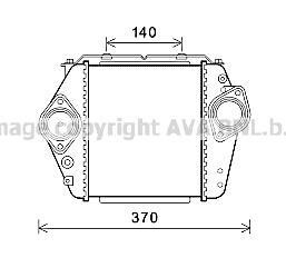 Интеркулер AVA COOLING MZ4244 (фото 1)