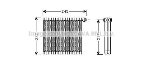 Испаритель, кондиционер AVA COOLING MZV217 (фото 1)