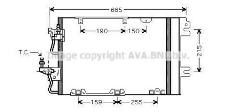 Автозапчасть AVA COOLING OL5384D