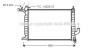 Радіатор, охолодження двигуна AVA QUALITY COOLING AVA COOLING OLA2275 (фото 1)