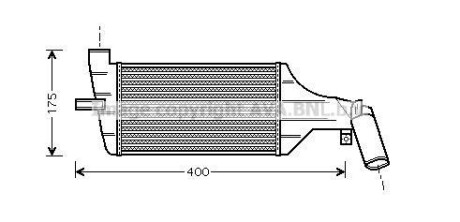 Інтеркулер AVA QUALITY COOLING AVA COOLING OLA4325