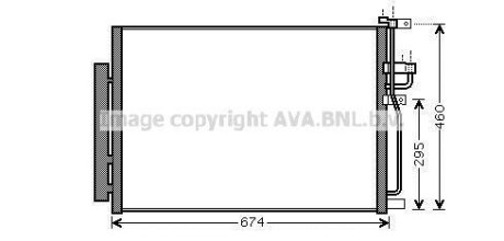 Радiатор AVA COOLING OLA 5436D