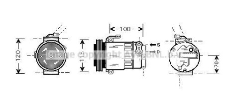 Компресор кондиціонера AVA QUALITY COOLING AVA COOLING OLAK312