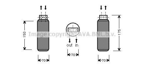 Осушувач кондиціонера AVA QUALITY COOLING AVA COOLING OLD288