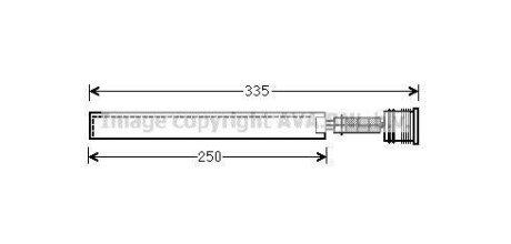 Осушитель кондиционера Chevrolet Cruze (09-), Malibu (12-)/Opel Astra J (09-), I AVA COOLING OLD645