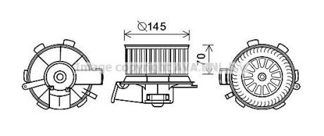 Автозапчасть AVA COOLING PE8388