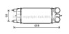 AVA CITROEN Інтеркулер C5 III, Peugeot 508 1.6HDI 10- AVA COOLING PEA4365 (фото 1)