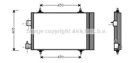 Автозапчасть AVA COOLING PEA5193D