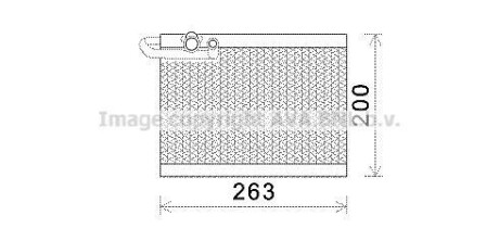 Випаровувач кондиціонера AVA QUALITY COOLING AVA COOLING PEV351 (фото 1)