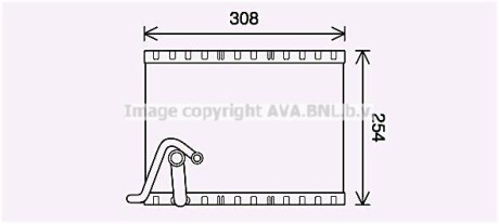 Випаровувач кондиціонера DS DS 5, CITROEN DS3, DS5, PEUGEOT 3008, 5008, 5008 I 1.2-2.0DH 06.09-12.18 AVA QUALITY COOLING AVA COOLING PEV401