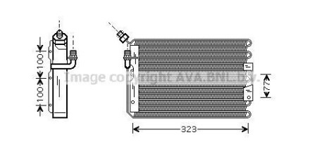 Радіатор кондиціонера AVA QUALITY COOLING AVA COOLING PR5042