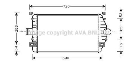 Інтеркулер AVA QUALITY COOLING AVA COOLING RT4277