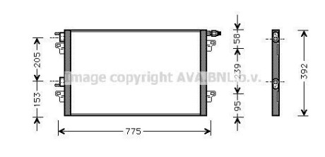 Конденсатор, кондиционер AVA COOLING RTA5280 (фото 1)