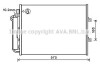 AVA RENAULT Радіатор кондиціонера (конденсатор) з осушувачем Twingo II 07- AVA COOLING RTA5454D (фото 1)