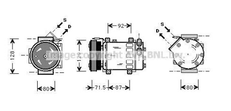 Компресор кондиціонера AVA QUALITY COOLING AVA COOLING RTAK281