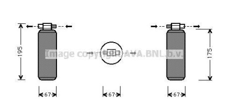 Осушувач кондиціонера AVA QUALITY COOLING AVA COOLING RTD015