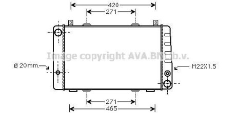 Радіатор AVA COOLING SA 2009