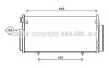 AVA SUBARU Радіатор кондиціонера (конденсатор) з осушувачем Impreza 00- AVA COOLING SUA5078D (фото 1)