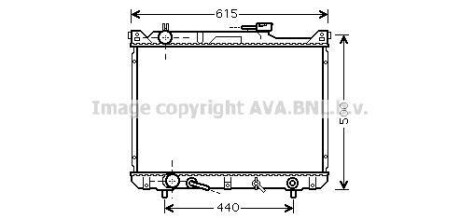 Радіатор, охолодження двигуна AVA QUALITY COOLING AVA COOLING SZ2073