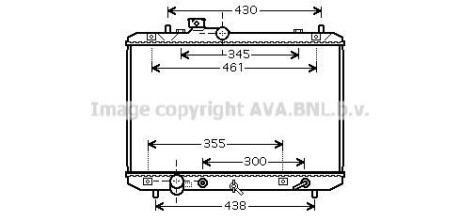 Радіатор, охолодження двигуна AVA QUALITY COOLING AVA COOLING SZ2098