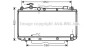 AVA TOYOTA Радіатор охолодження двиг. Rav 4 II 2.0 00- AVA COOLING TO2305 (фото 1)