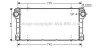AVA TOYOTA Інтеркулер AURIS 2.0, 2.2 D-4D 06-, AVENSIS 2.0, 2.2 D-4D 08- AVA COOLING TO4565 (фото 1)