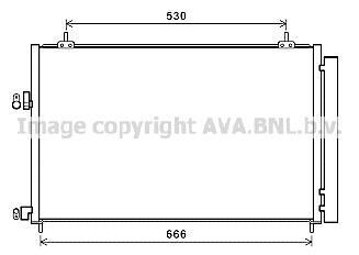 Радіатор кондиціонера TOYOTA RAV4 (AVA) AVA QUALITY COOLING AVA COOLING TO5679D