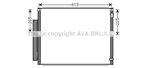 Радіатор кондиціонера AVA QUALITY COOLING AVA COOLING TOA5564D