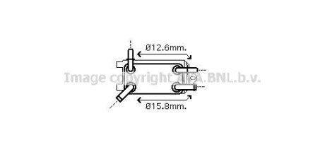 Радіатор масла, двигательное масло AVA QUALITY COOLING AVA COOLING VO3135 (фото 1)