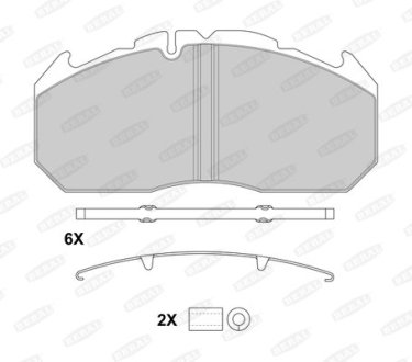 Гальмівні колодки, дискові BERAL BCV29030BK