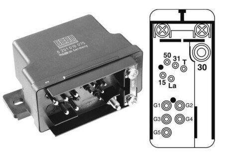 Блок управления, время накаливания BERU GR075 (фото 1)