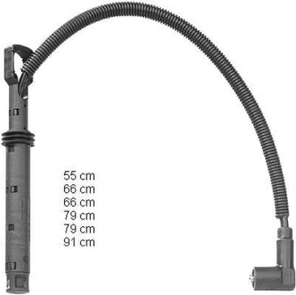 Дроти запалення, набір BERU ZEF1233