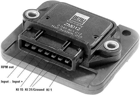 Коммутатор, система зажигания BERU ZM 012