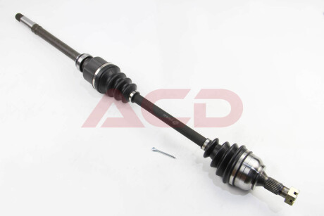 Піввісь Citroen C4/Peugeou 307 1.4/1.6i 01-10 (25/22) 910mm Пр. BGA DS6724RA