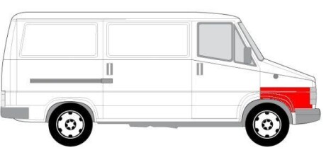 Ремкомплект переднего крыла BLIC 6504032096322P