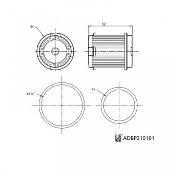 Гідравлічний фільтр коробки передач BLUE PRINT ADBP210101