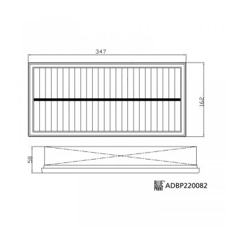 FILTR POWIETRZA BLUE PRINT ADBP220082