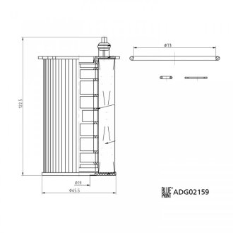 Масляный фильтр BLUE PRINT ADG02159