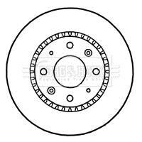 Автозапчасть BORG & BECK BBD4656