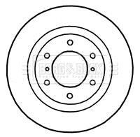 Гальмiвнi диски BORG & BECK BBD4754