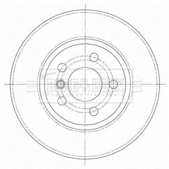 Гальмiвнi диски BORG & BECK BBD5365