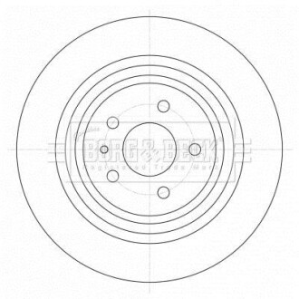 Гальмiвнi диски BORG & BECK BBD5422