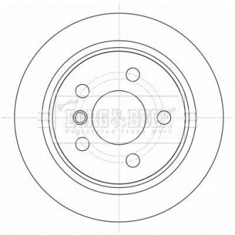 Гальмiвнi диски BORG & BECK BBD5426