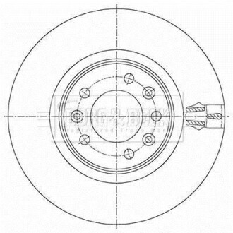 Гальмiвнi диски BORG & BECK BBD5469