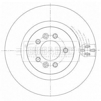 Гальмiвнi диски BORG & BECK BBD6110S