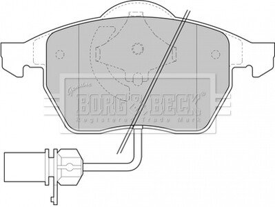 Автозапчасть BORG & BECK BBP1447