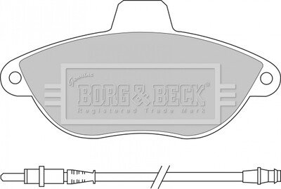 Автозапчасть BORG & BECK BBP1461